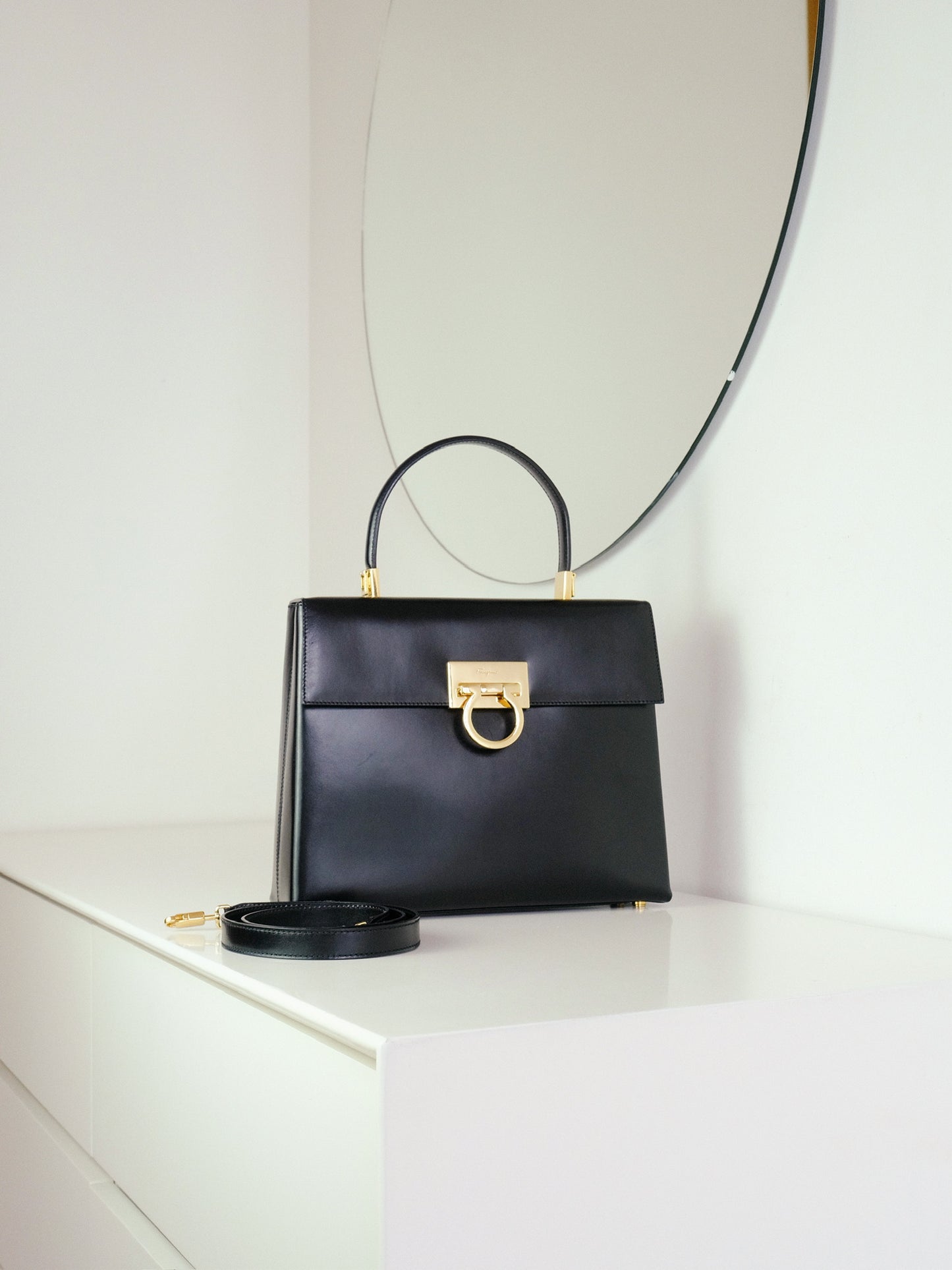 Salvatore Ferragamo Vintage Gancini Handbag Crossbody Bag