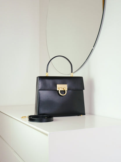 Salvatore Ferragamo Vintage Gancini Handbag Crossbody Bag