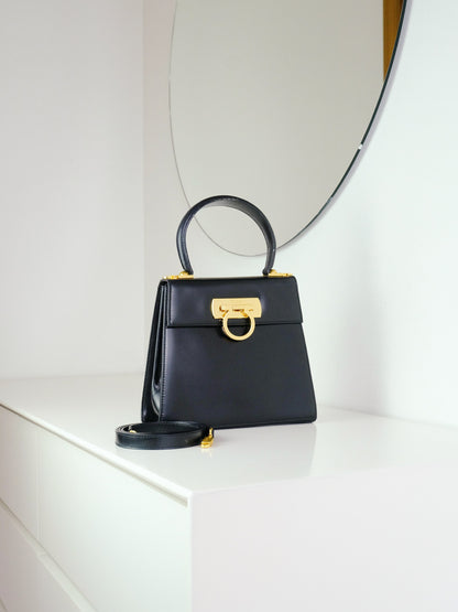 Salvatore Ferragamo Vintage Gancini Handbag Crossbody Bag