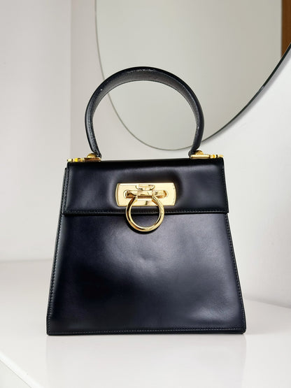 Salvatore Ferragamo Vintage Gancini Handbag Crossbody Bag