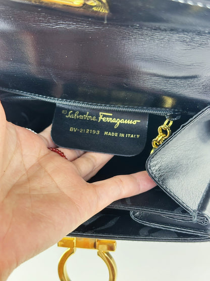 Salvatore Ferragamo Vintage Gancini Handbag Crossbody Bag