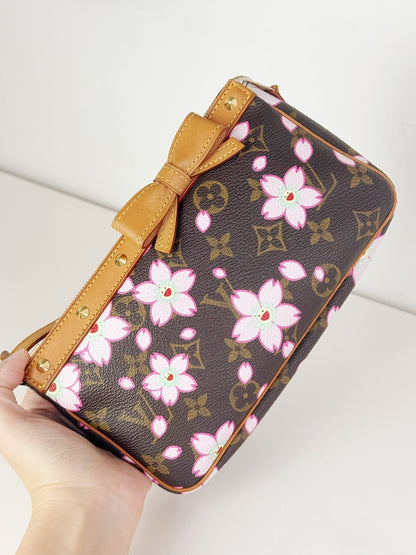 Louis Vuitton Takashi Murakami Sakura Cherry Blossom Pochette Accessoires Shoulder Crossbody Bag