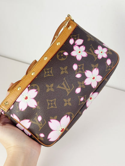 Louis Vuitton Takashi Murakami Sakura Cherry Blossom Pochette Accessoires Shoulder Crossbody Bag