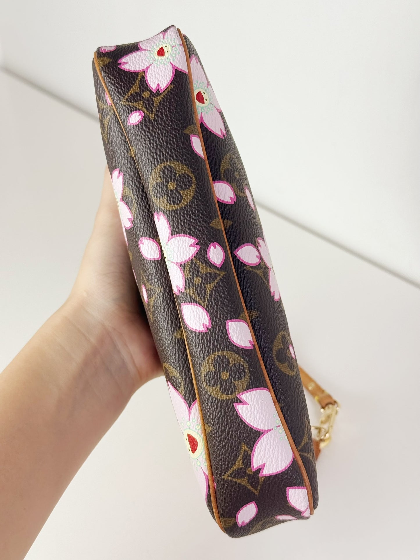 Louis Vuitton Takashi Murakami Sakura Cherry Blossom Pochette Accessoires Shoulder Crossbody Bag