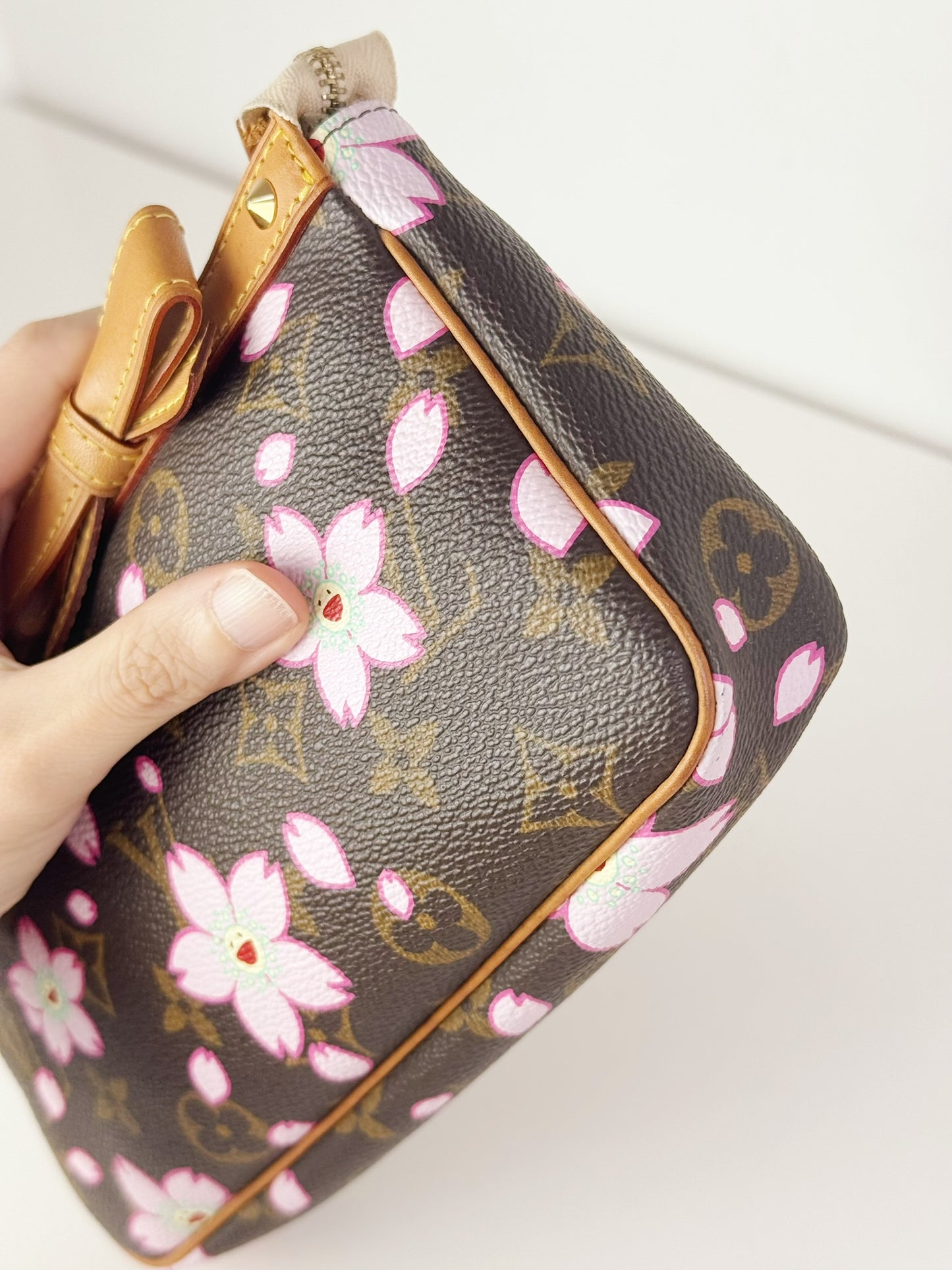 Louis Vuitton Takashi Murakami Sakura Cherry Blossom Pochette Accessoires Shoulder Crossbody Bag