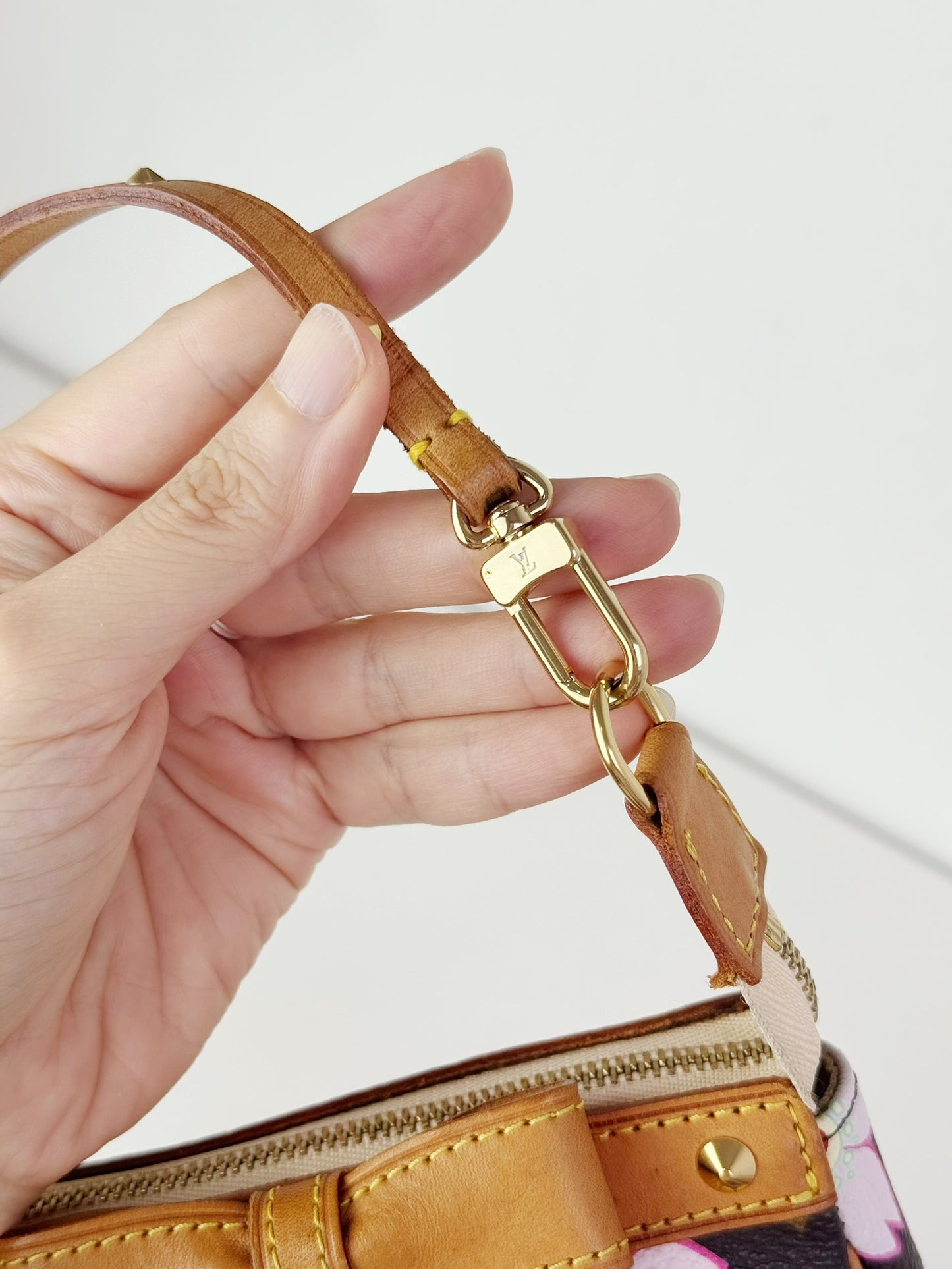 Louis Vuitton Takashi Murakami Sakura Cherry Blossom Pochette Accessoires Shoulder Crossbody Bag