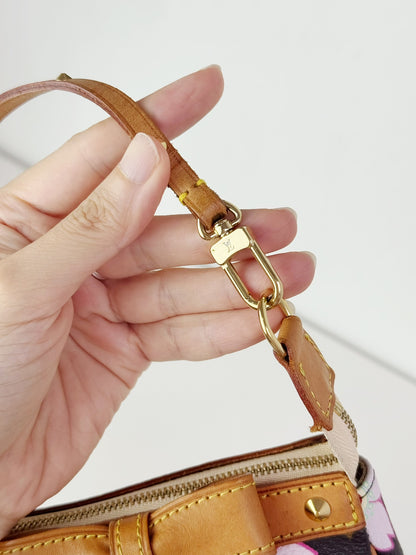 Louis Vuitton Takashi Murakami Sakura Cherry Blossom Pochette Accessoires Shoulder Crossbody Bag