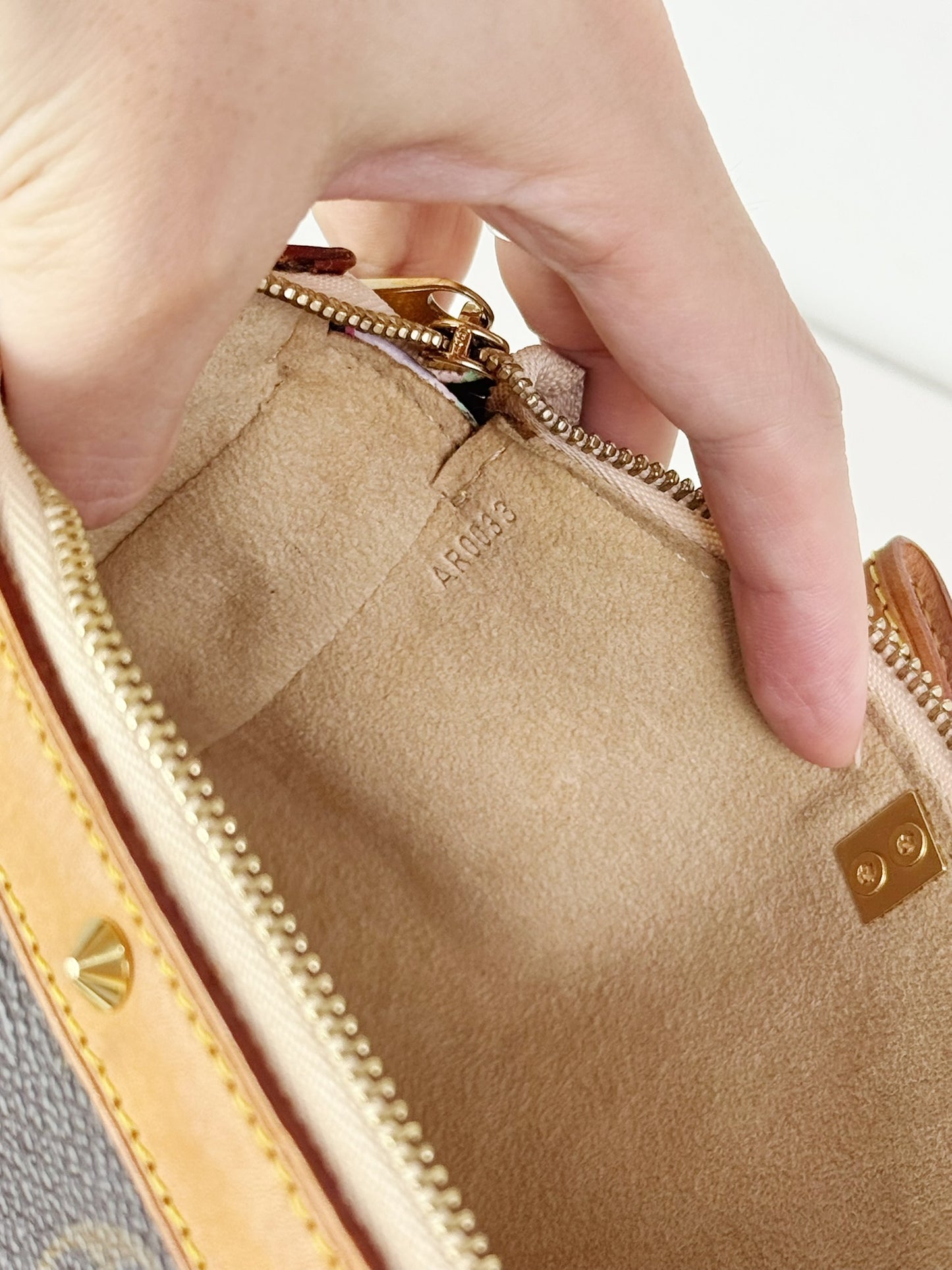 Louis Vuitton Takashi Murakami Sakura Cherry Blossom Pochette Accessoires Shoulder Crossbody Bag