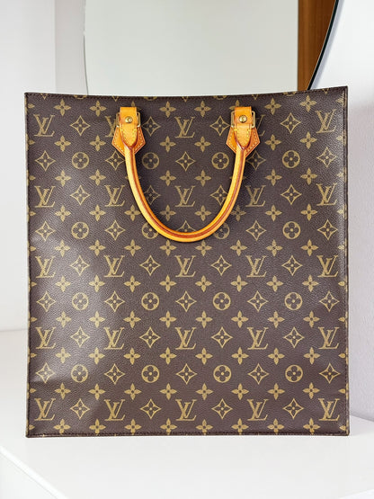 Louis Vuitton Vintage Sac Plat Handbag Tote Crossbody Bag