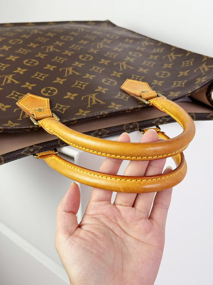 Louis Vuitton Vintage Sac Plat Handbag Tote Crossbody Bag