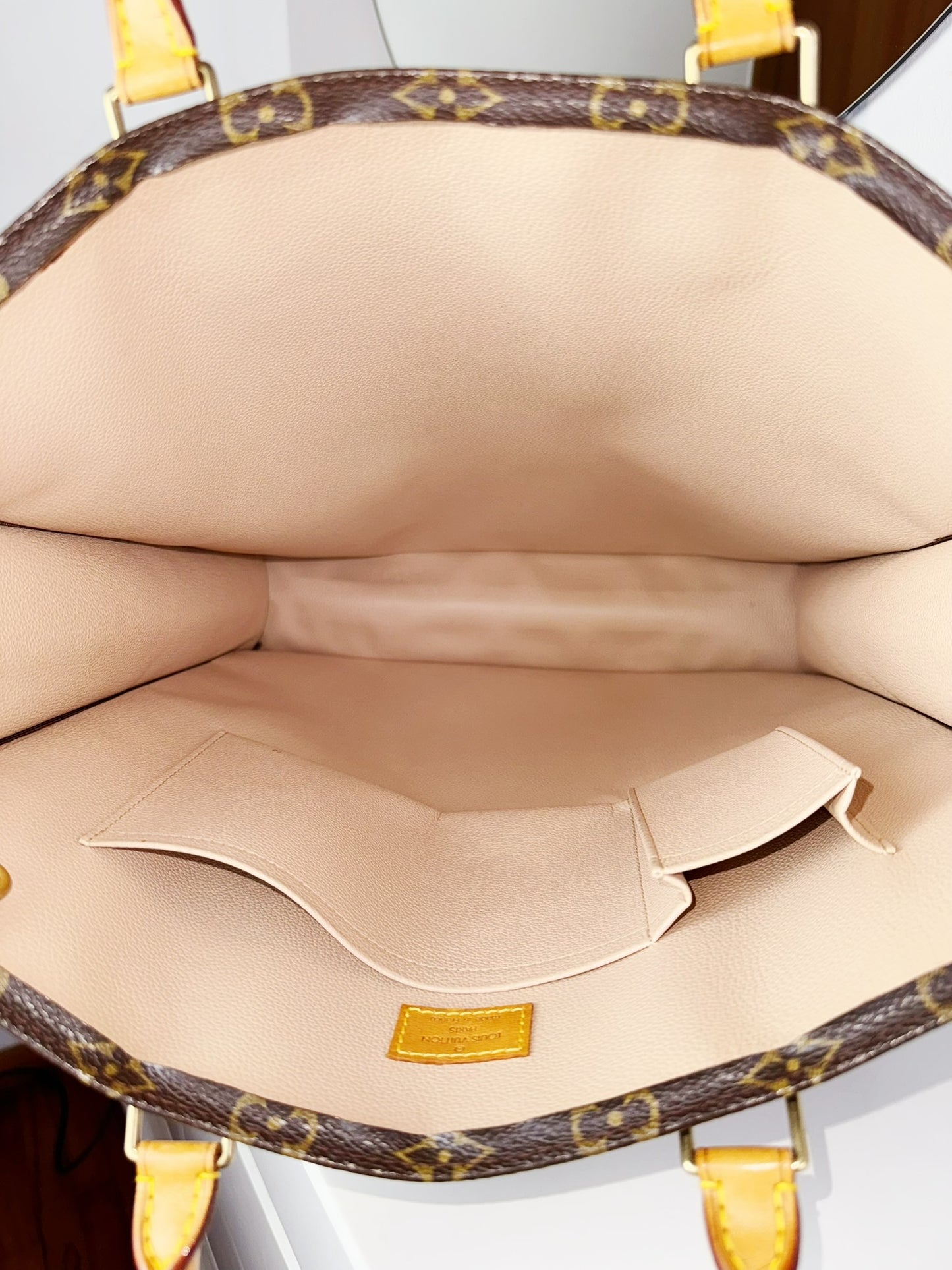 Louis Vuitton Vintage Sac Plat Handbag Tote Crossbody Bag