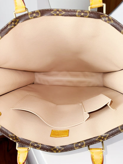 Louis Vuitton Vintage Sac Plat Handbag Tote Crossbody Bag