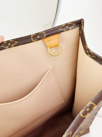 Louis Vuitton Vintage Sac Plat Handbag Tote Crossbody Bag