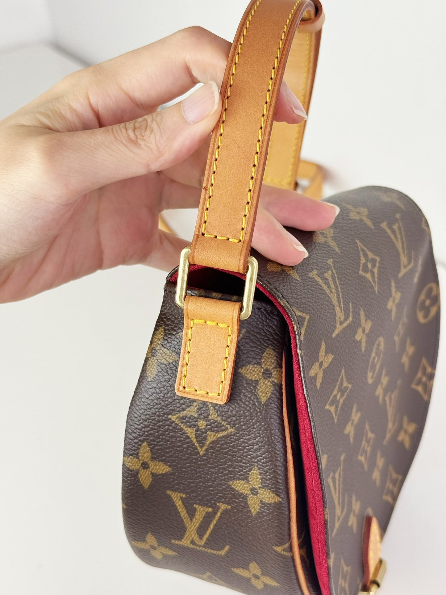 Louis Vuitton Vintage Tambourine Crossbody Bag