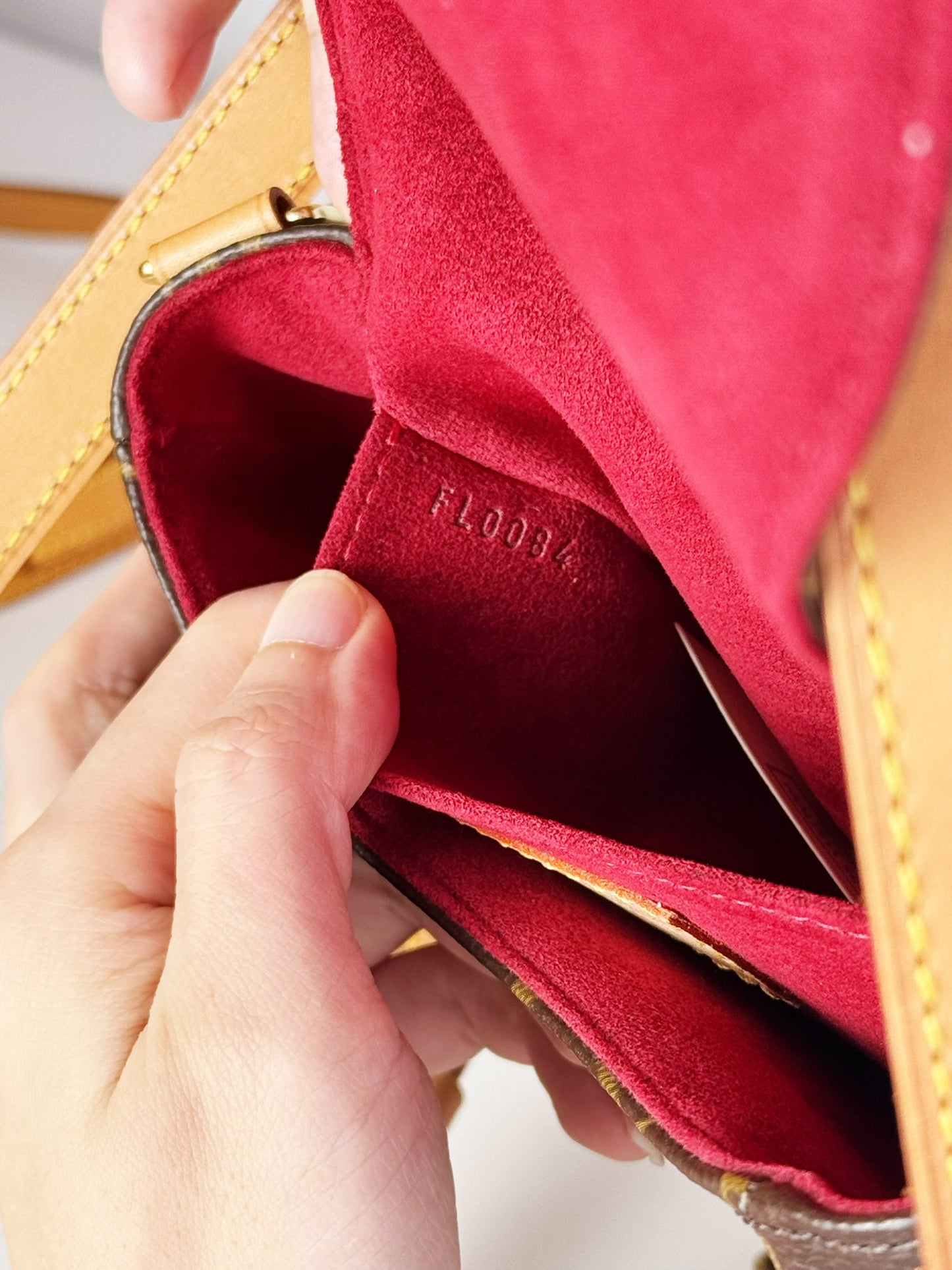 Louis Vuitton Vintage Tambourine Crossbody Bag