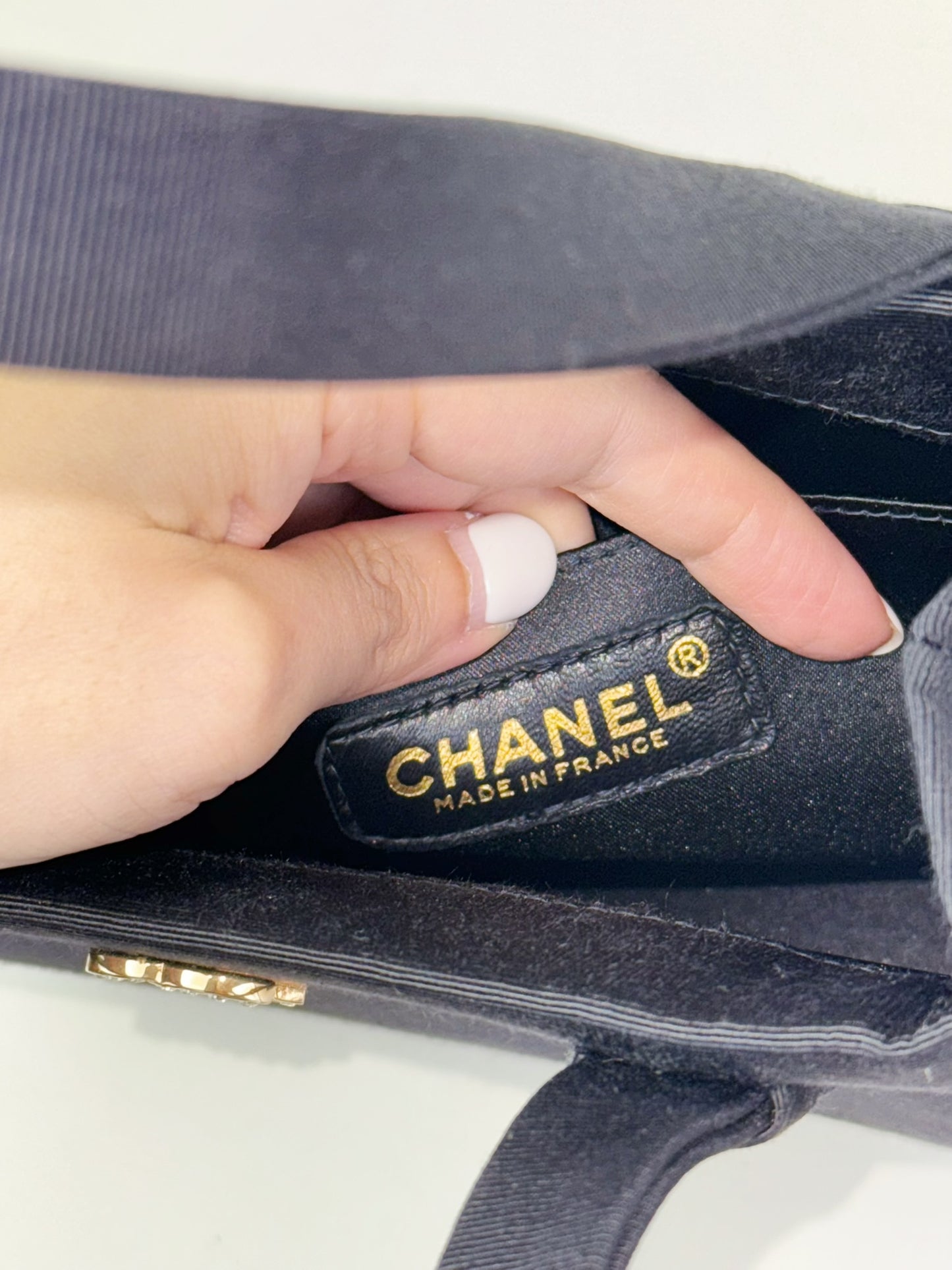 Chanel Vintage Cocomark Rhinestone Handbag Shoulder Bag