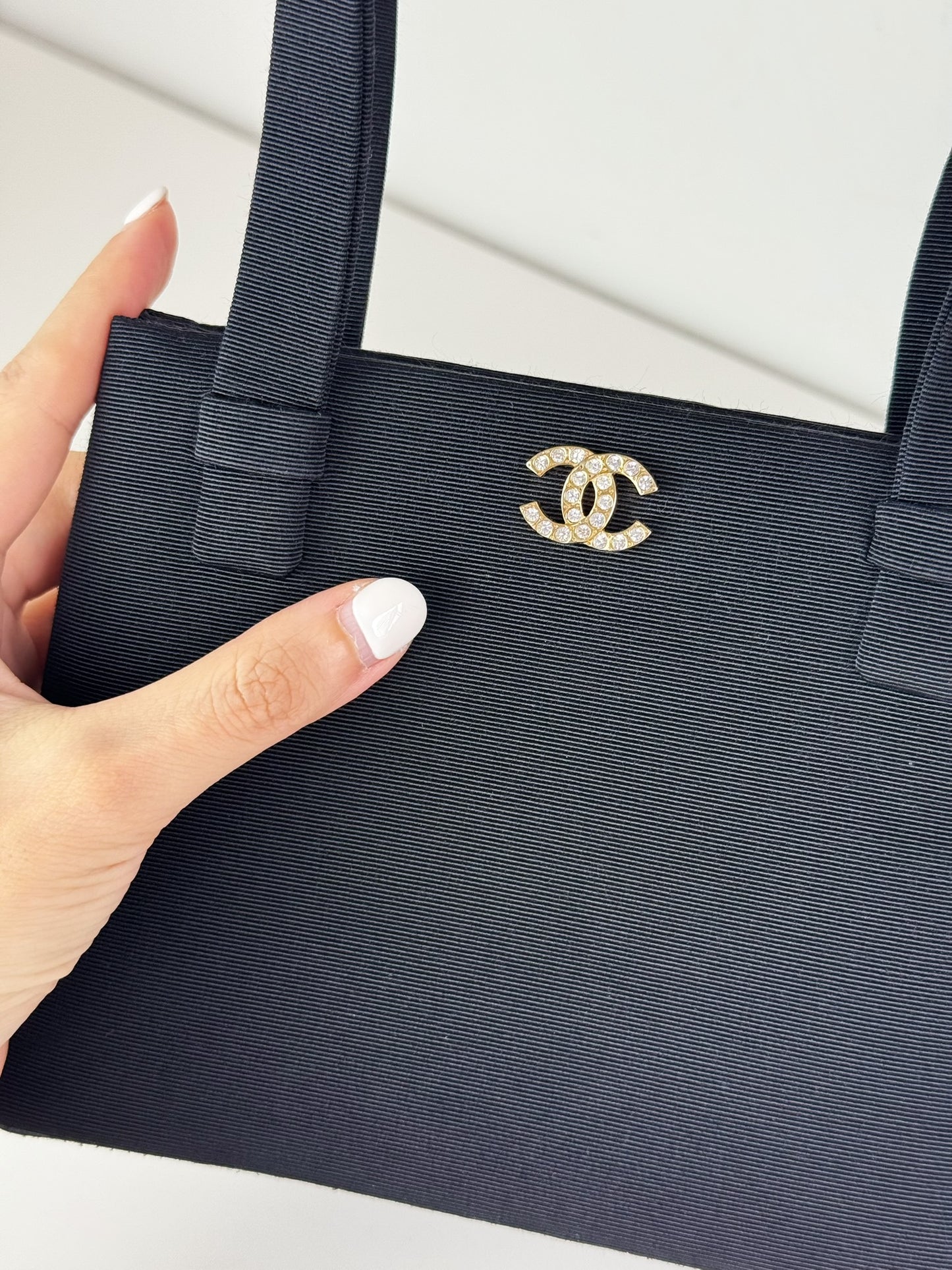 Chanel Vintage Cocomark Rhinestone Handbag Shoulder Bag