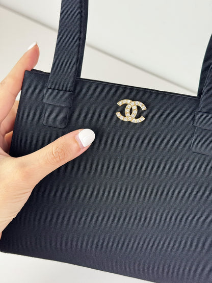 Chanel Vintage Cocomark Rhinestone Handbag Shoulder Bag
