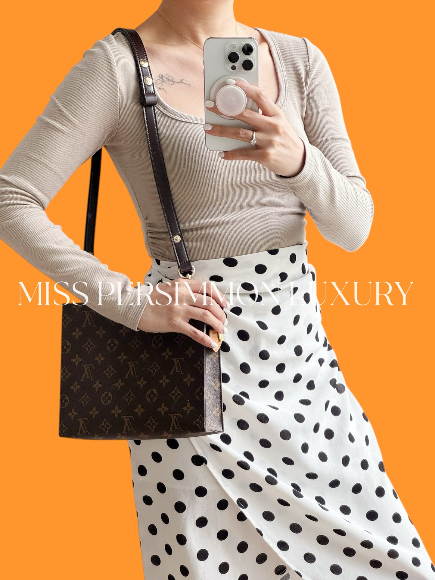 Louis Vuitton Vintage Toiletry 26 Handbag Crossbody Bag