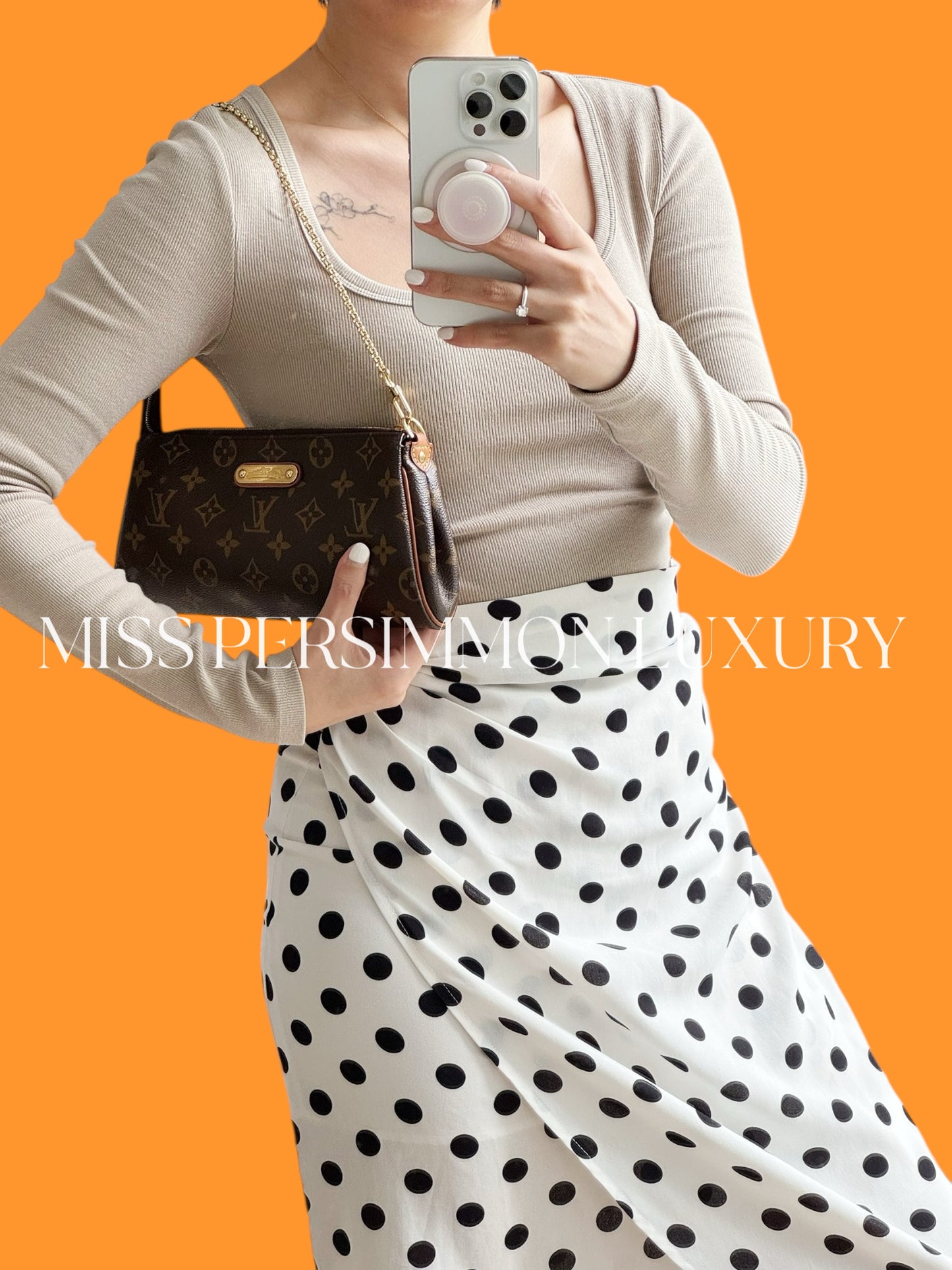 Louis Vuitton Vintage Eva Shoulder Crossbody Bag