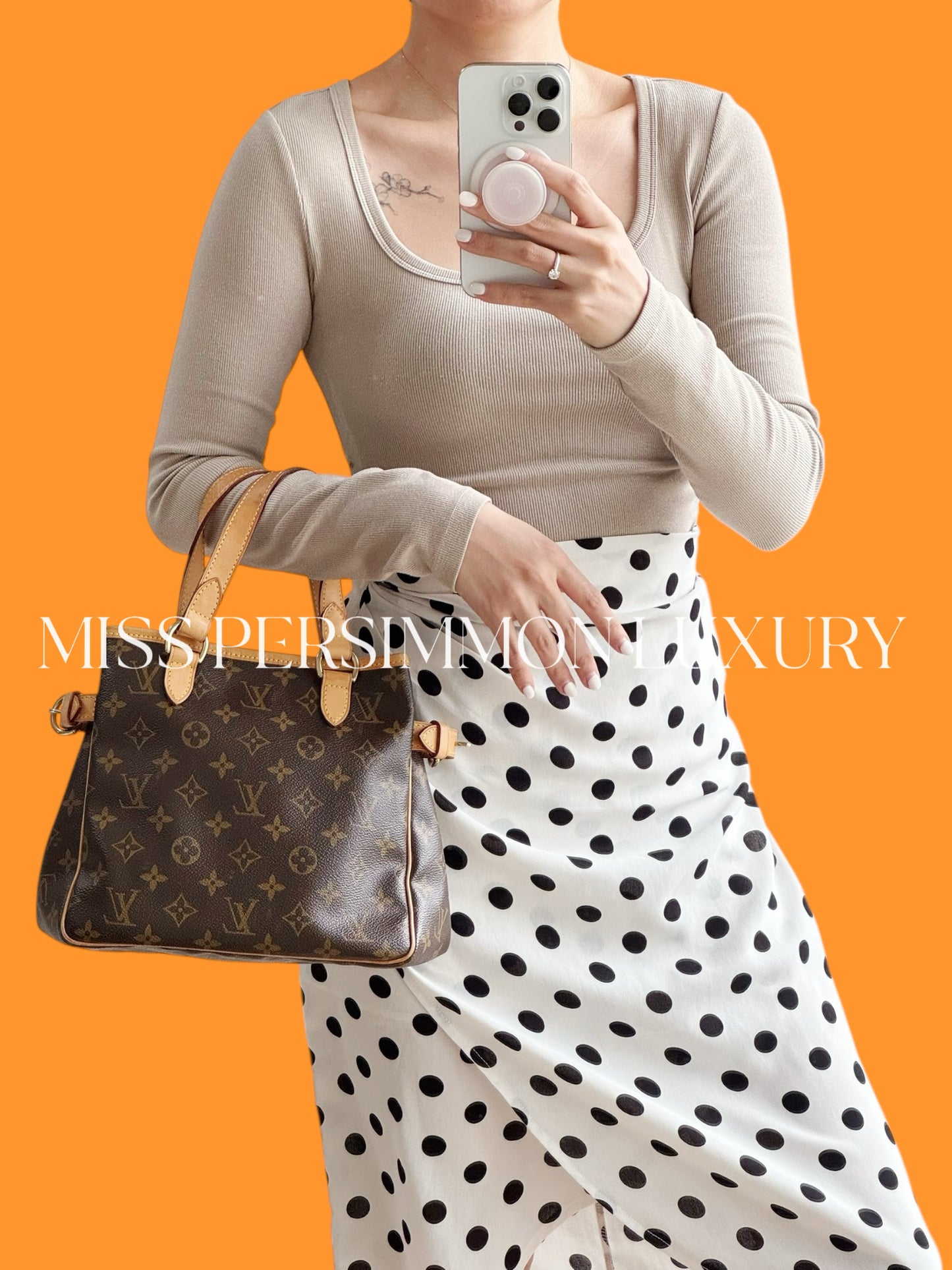 Louis Vuitton Vintage Batignolles Crossbody Bag