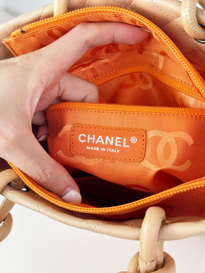 Chanel Vintage Cambon Shoulder Tote Bag