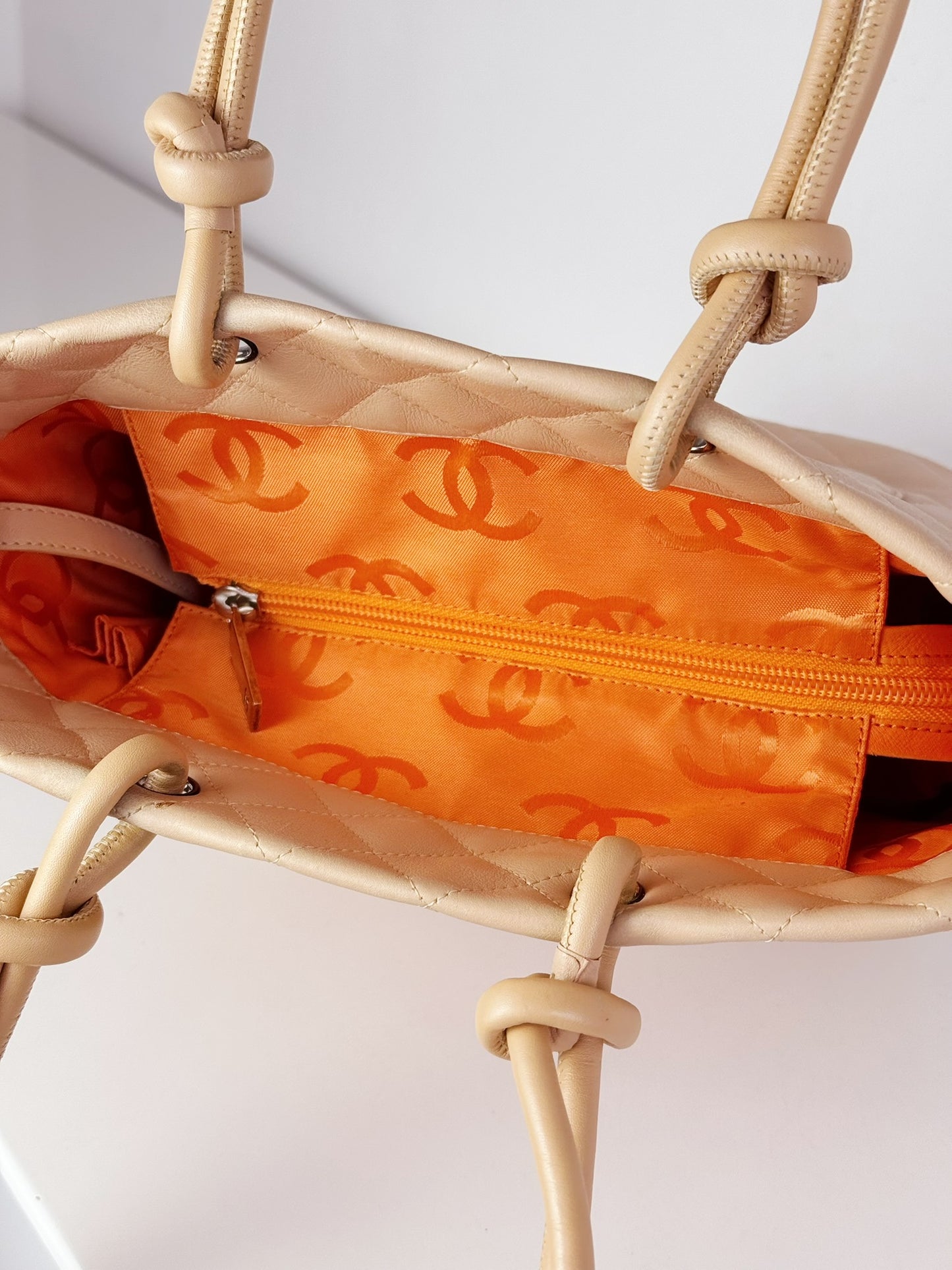 Chanel Vintage Cambon Shoulder Tote Bag