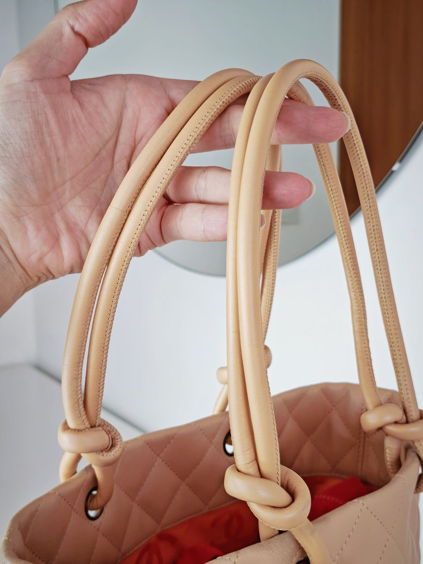 Chanel Vintage Cambon Shoulder Tote Bag