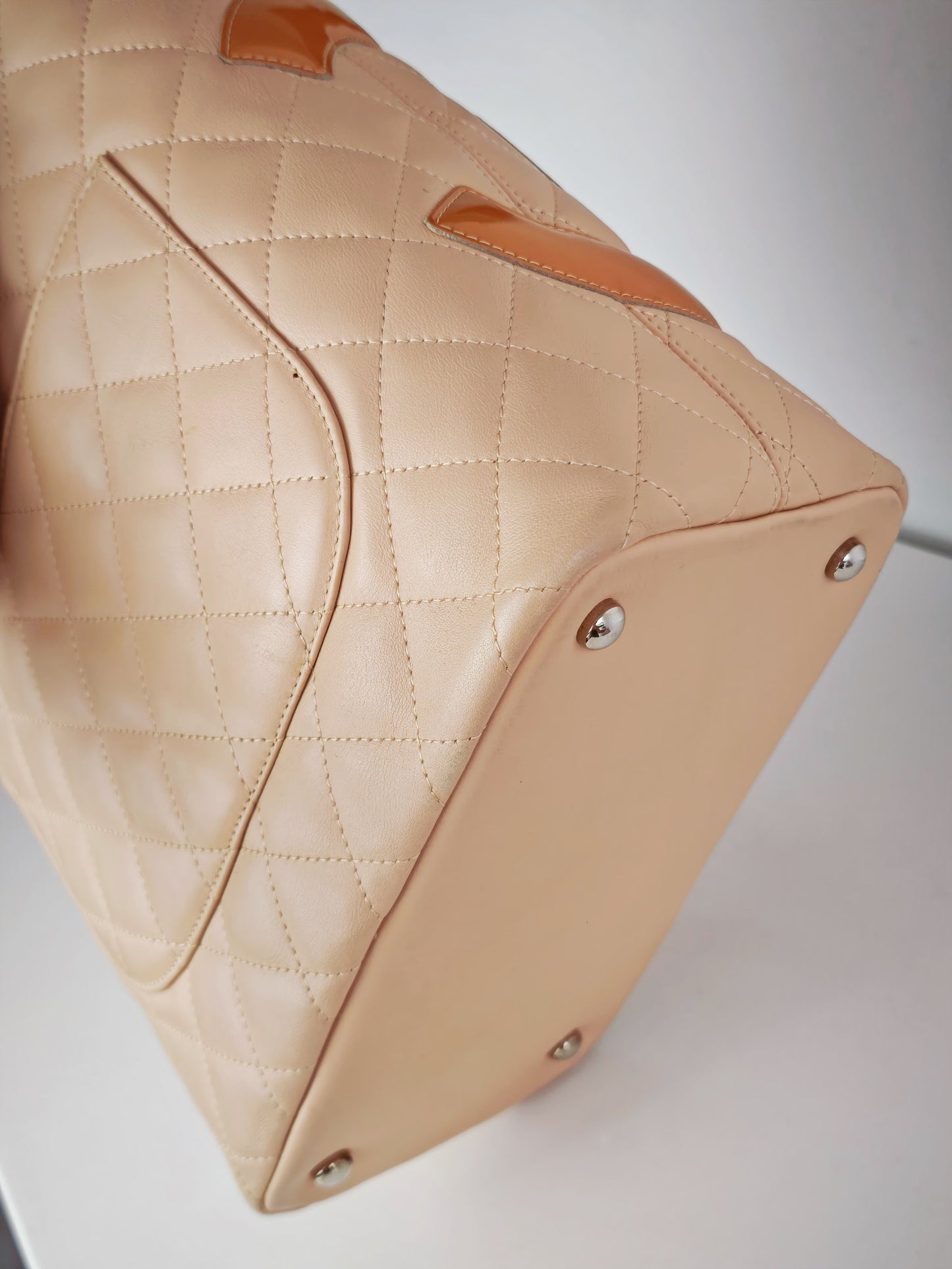 Chanel Vintage Cambon Shoulder Tote Bag