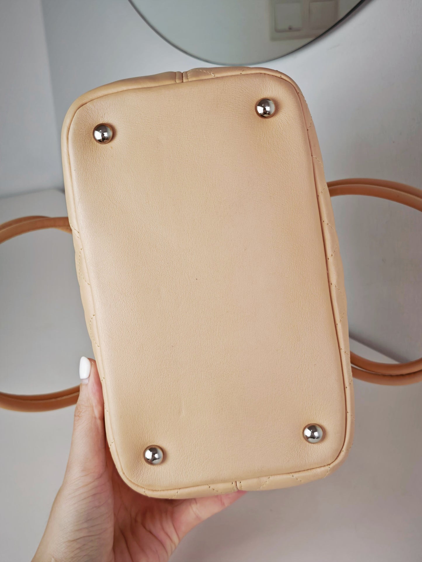 Chanel Vintage Cambon Shoulder Tote Bag