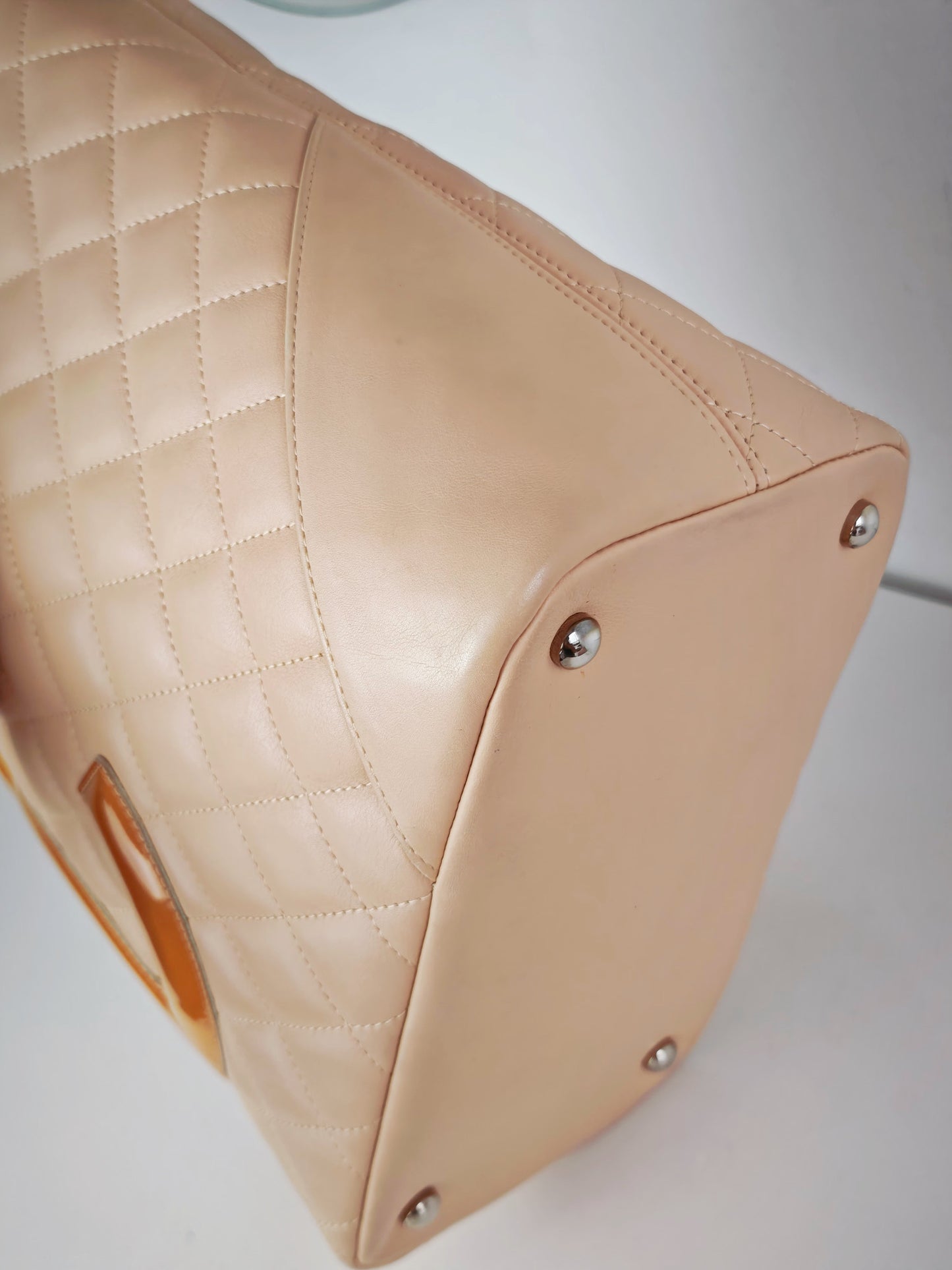 Chanel Vintage Cambon Shoulder Tote Bag