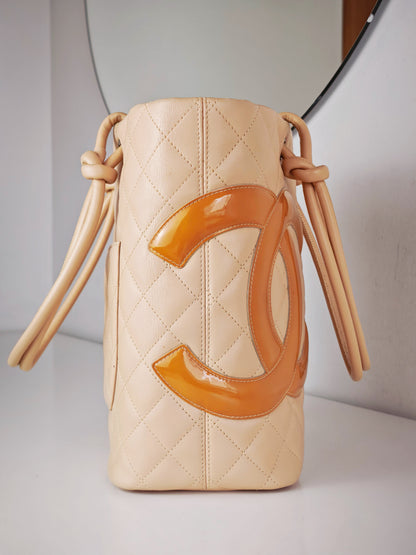 Chanel Vintage Cambon Shoulder Tote Bag