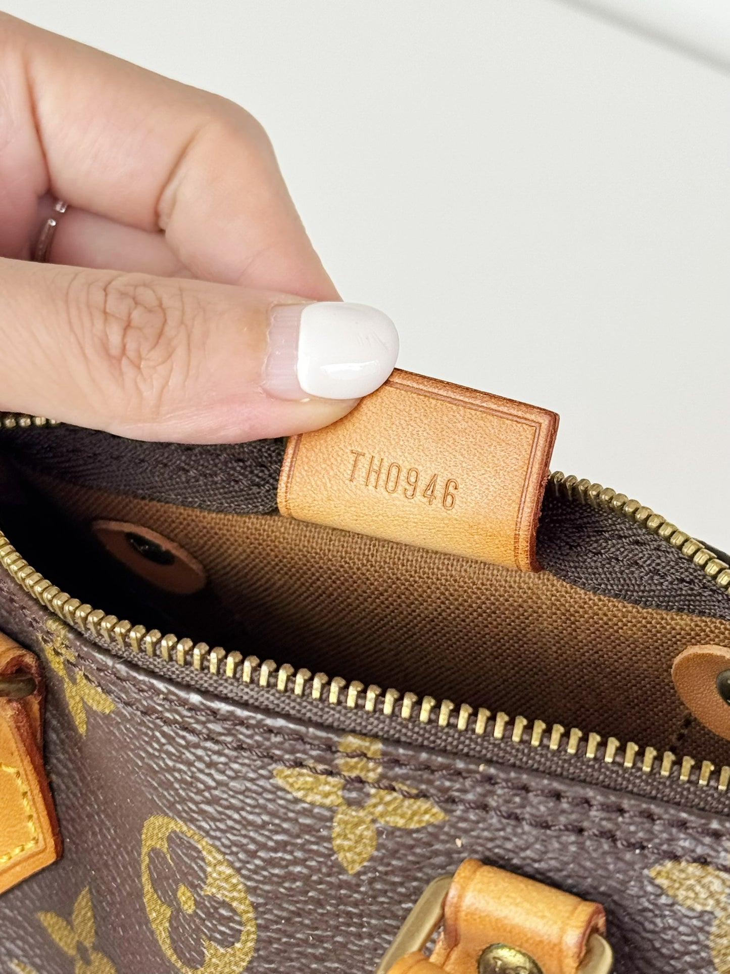 Louis Vuitton Vintage Mini Speedy Handbag Crossbody Bag