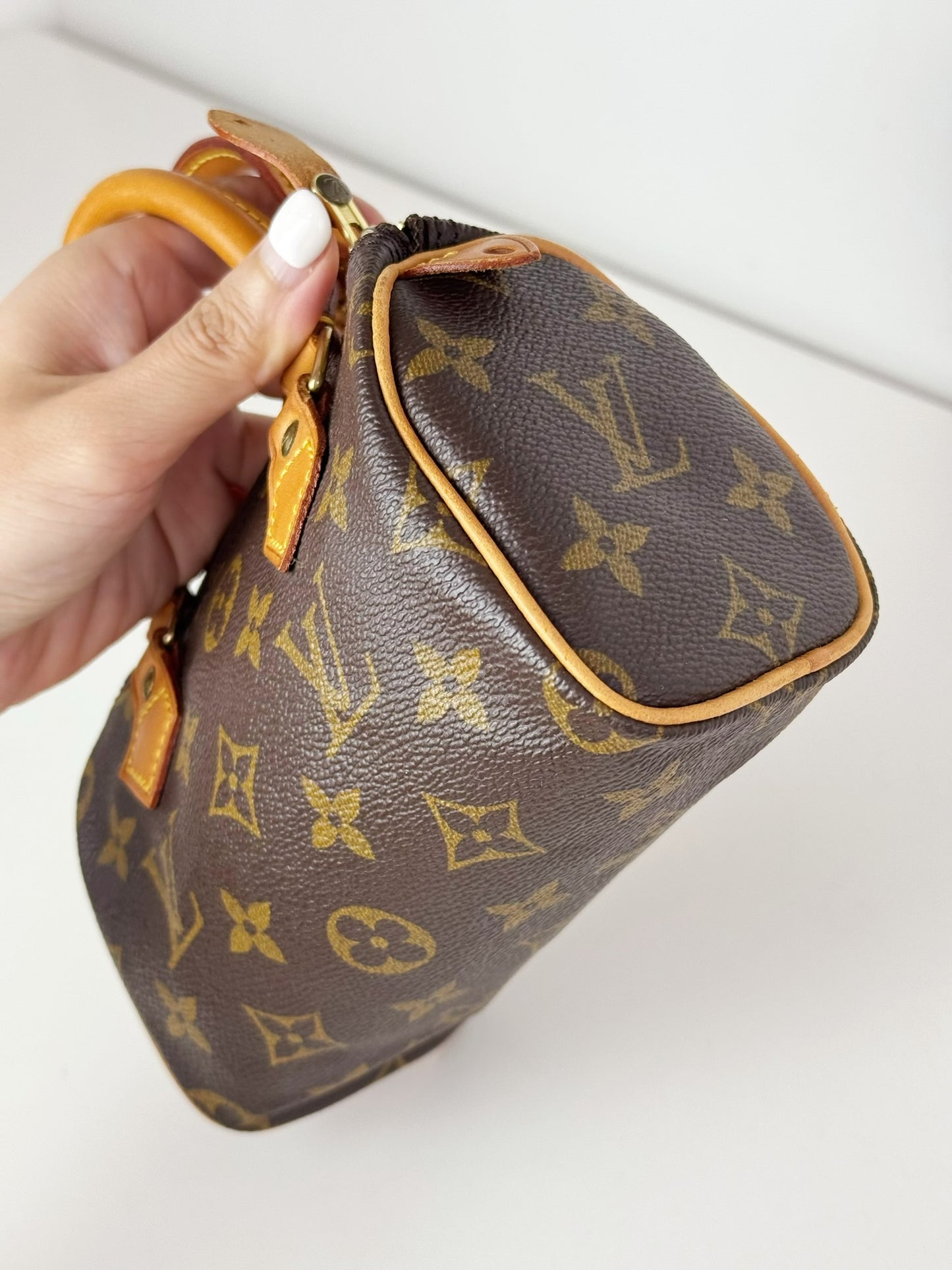 Louis Vuitton Vintage Mini Speedy Handbag Crossbody Bag