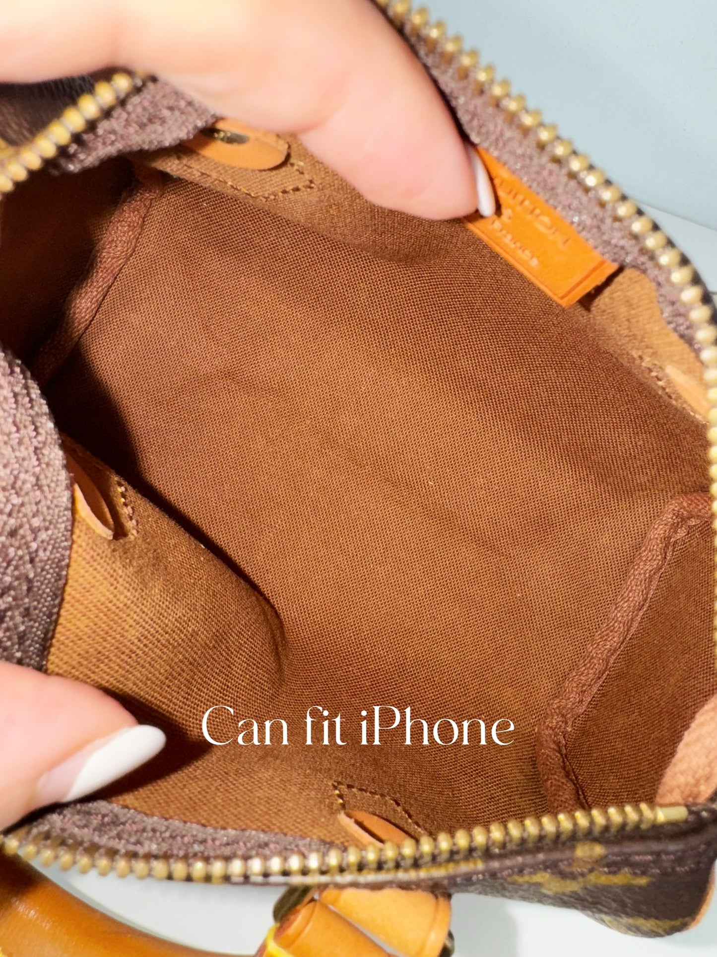 Louis Vuitton Vintage Mini Speedy Handbag Crossbody Bag