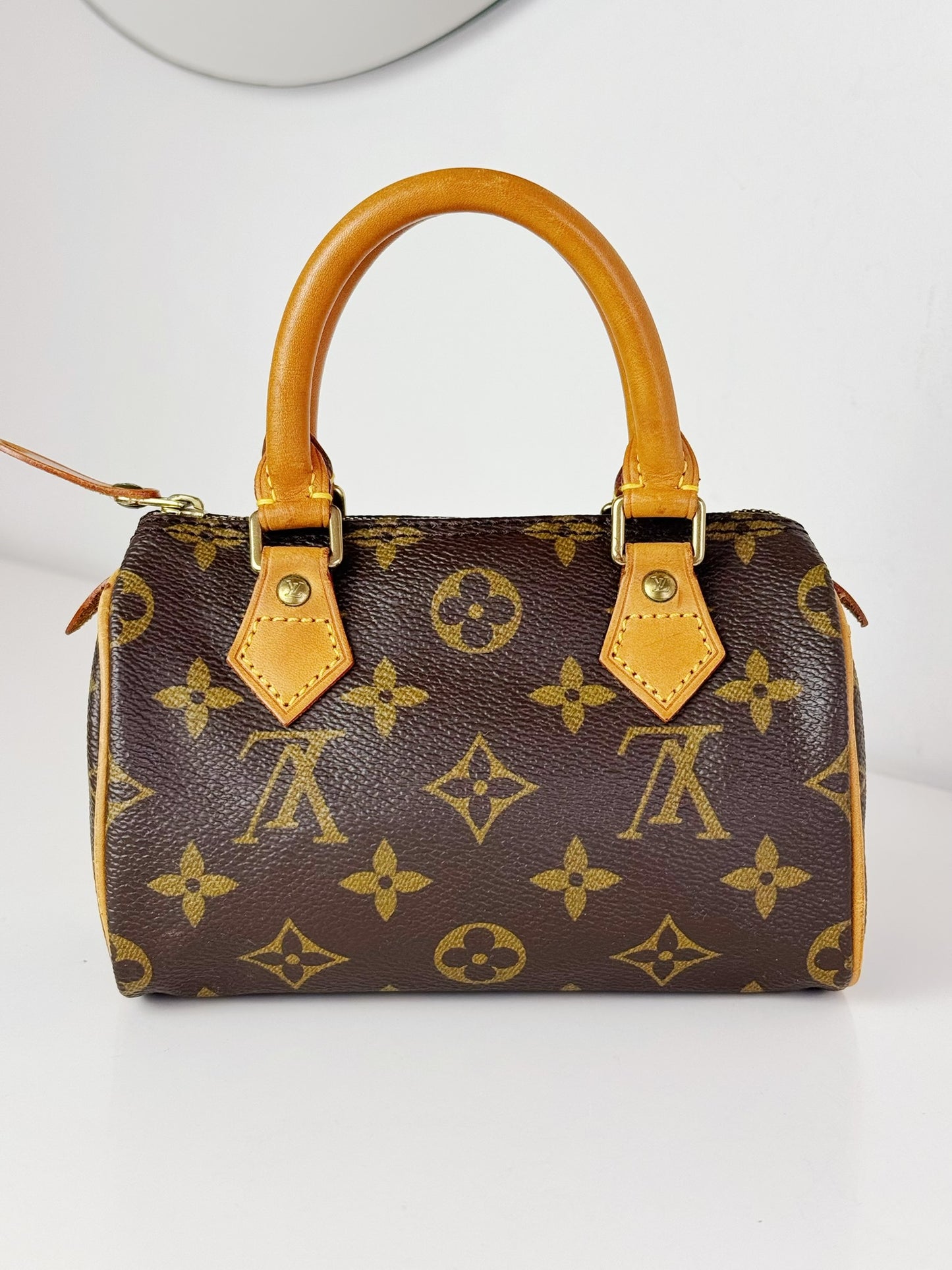 Louis Vuitton Vintage Mini Speedy Handbag Crossbody Bag