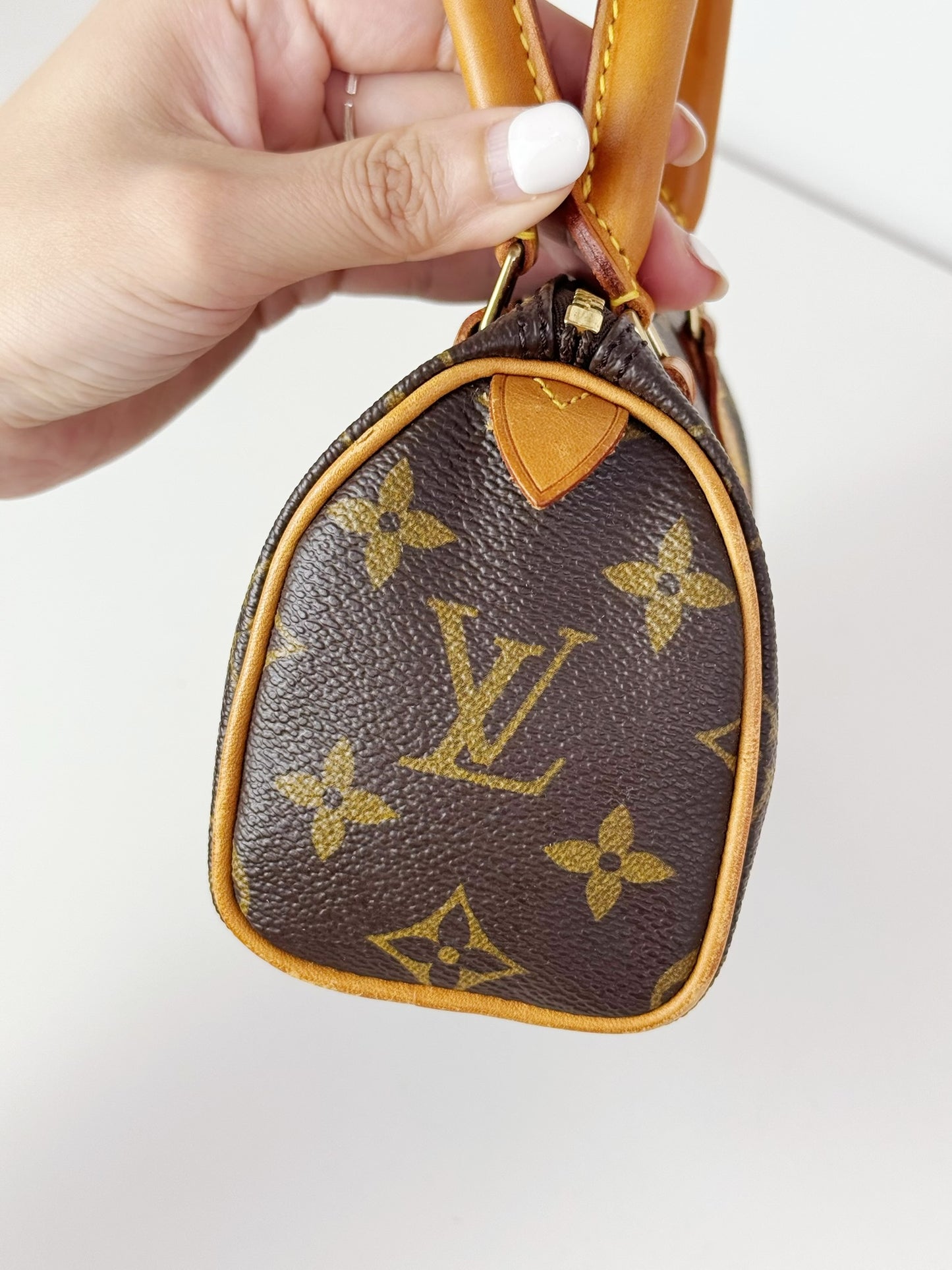 Louis Vuitton Vintage Mini Speedy Handbag Crossbody Bag