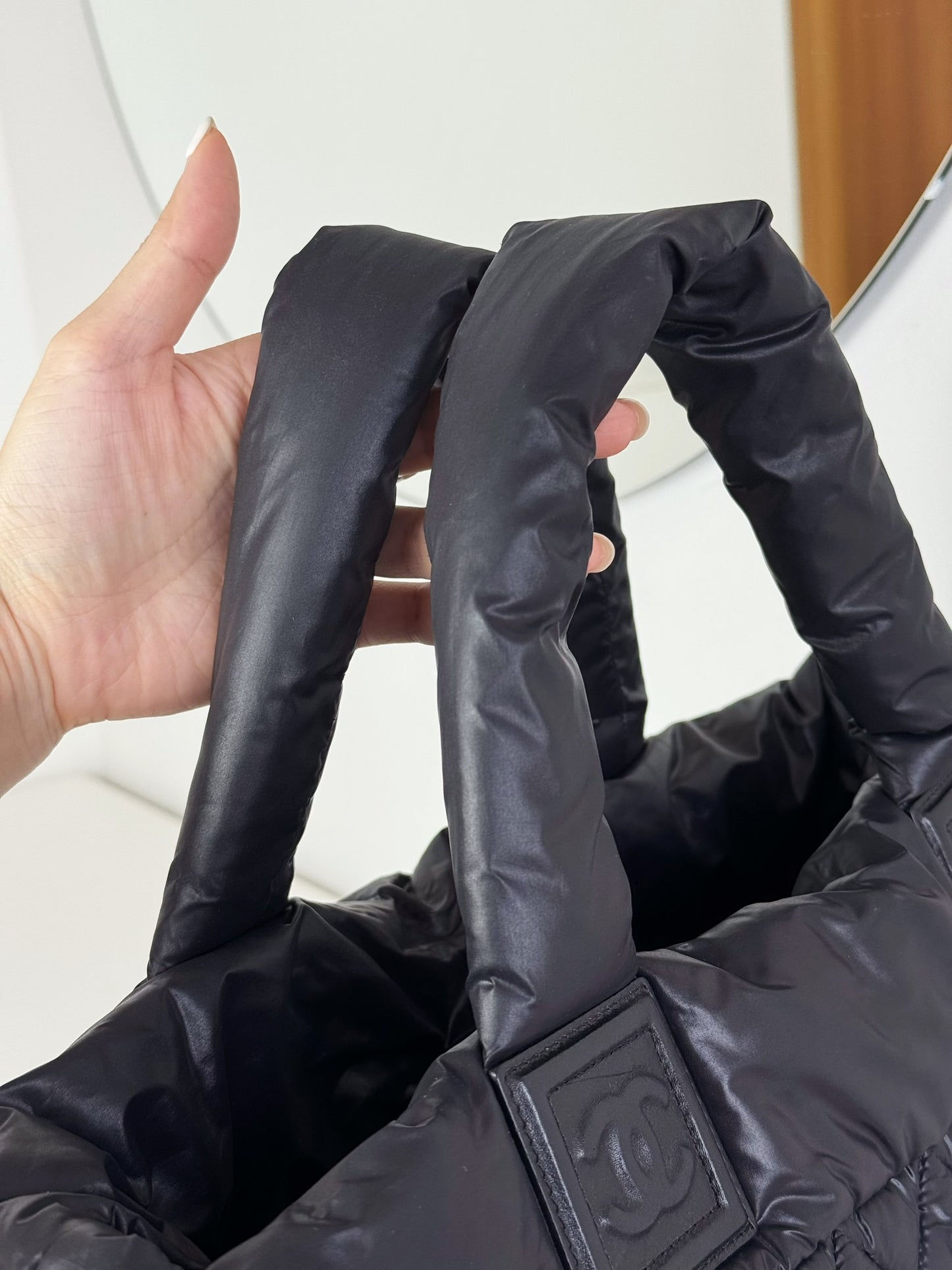 Chanel Vintage Coco Cocoon Tote Shoulder Bag