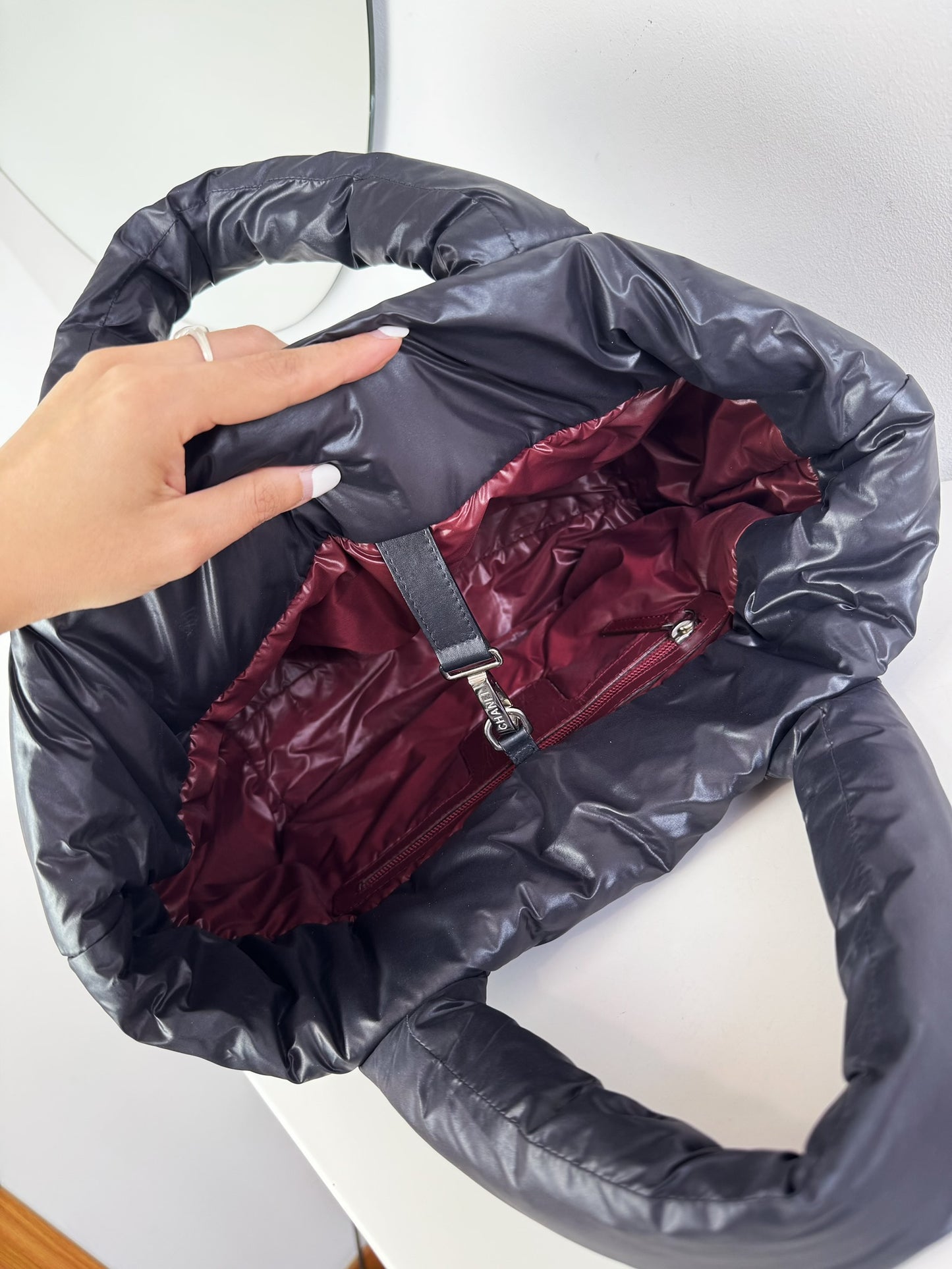 Chanel Vintage Coco Cocoon Tote Shoulder Bag