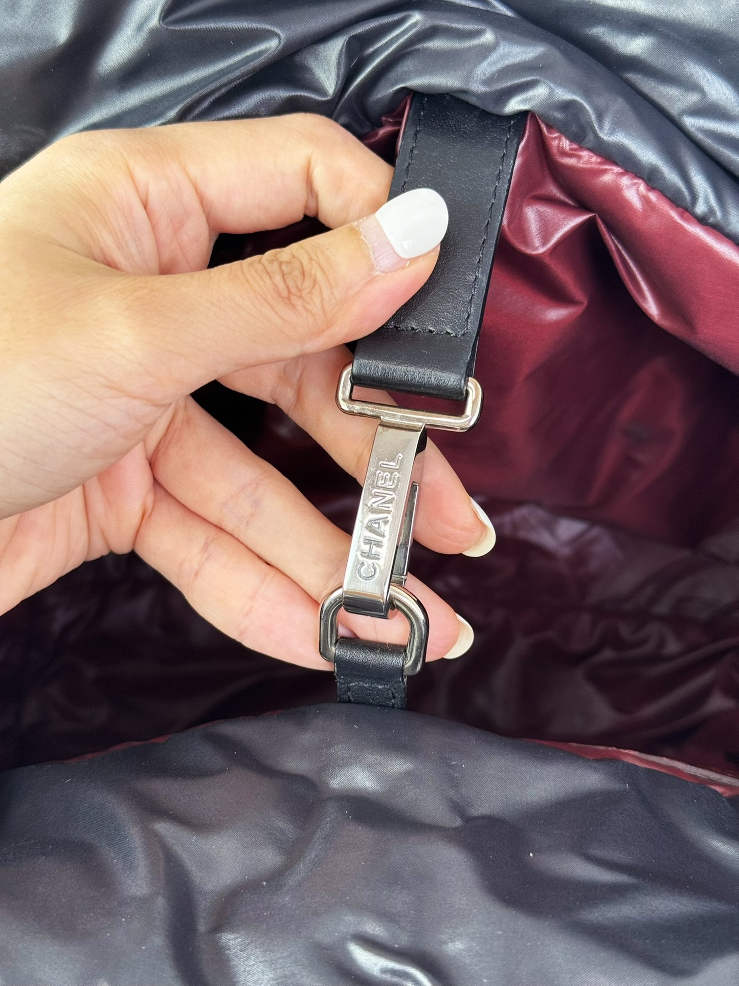 Chanel Vintage Coco Cocoon Tote Shoulder Bag