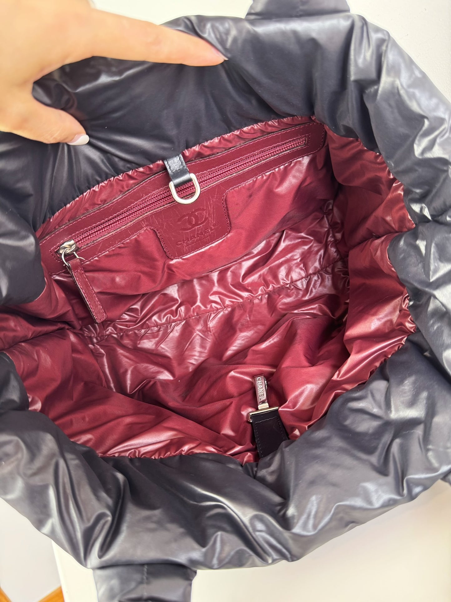 Chanel Vintage Coco Cocoon Tote Shoulder Bag