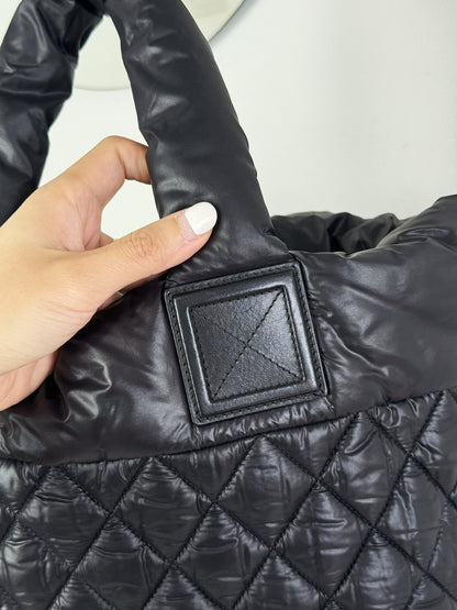 Chanel Vintage Coco Cocoon Tote Shoulder Bag