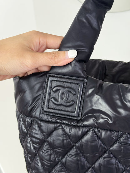 Chanel Vintage Coco Cocoon Tote Shoulder Bag