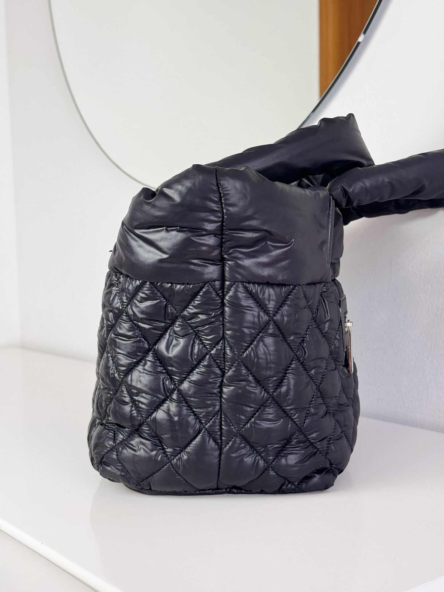 Chanel Vintage Coco Cocoon Tote Shoulder Bag