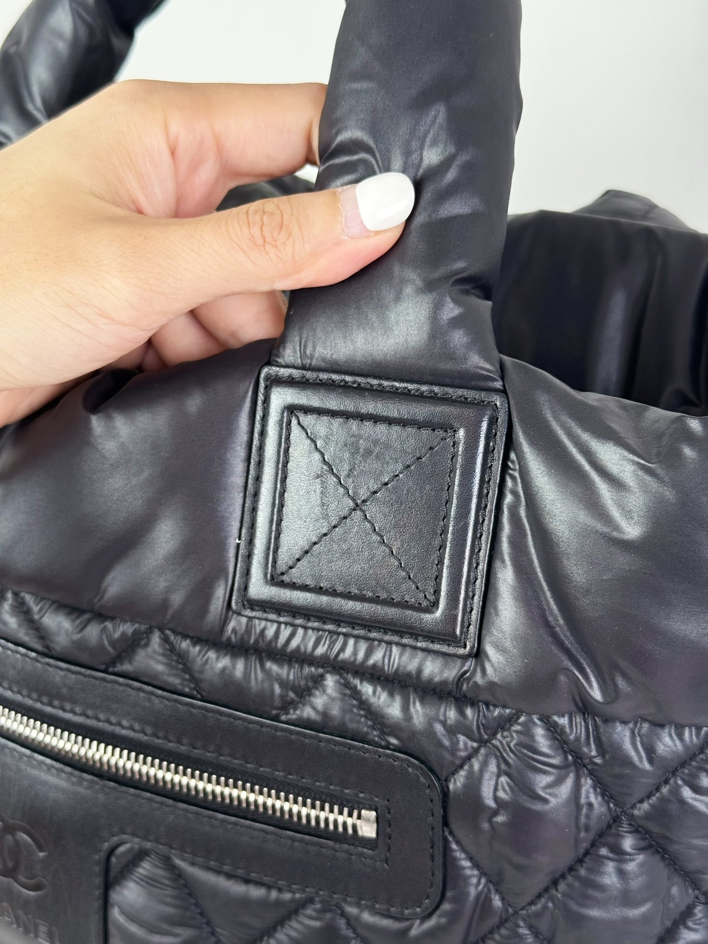 Chanel Vintage Coco Cocoon Tote Shoulder Bag