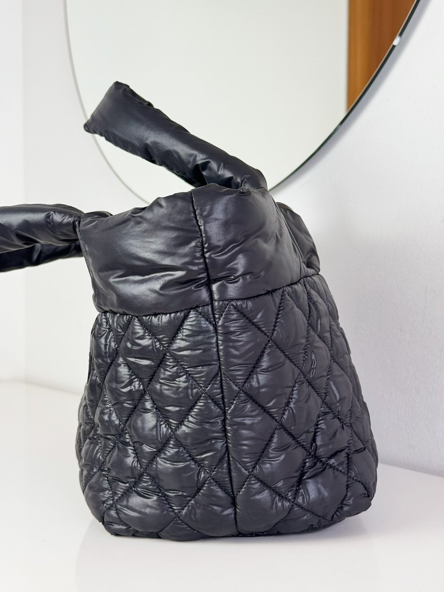 Chanel Vintage Coco Cocoon Tote Shoulder Bag