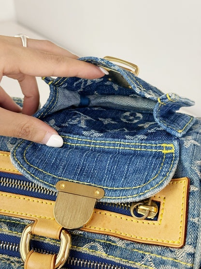 Louis Vuitton Vintage Denim Neo Speedy Handbag