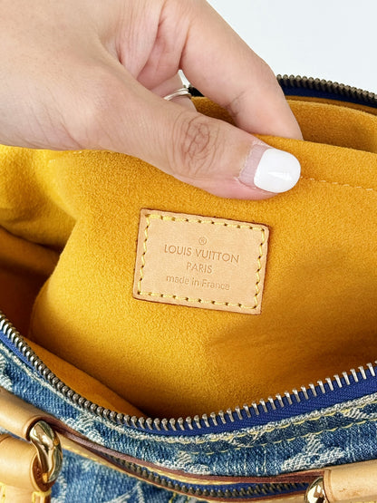 Louis Vuitton Vintage Denim Neo Speedy Handbag