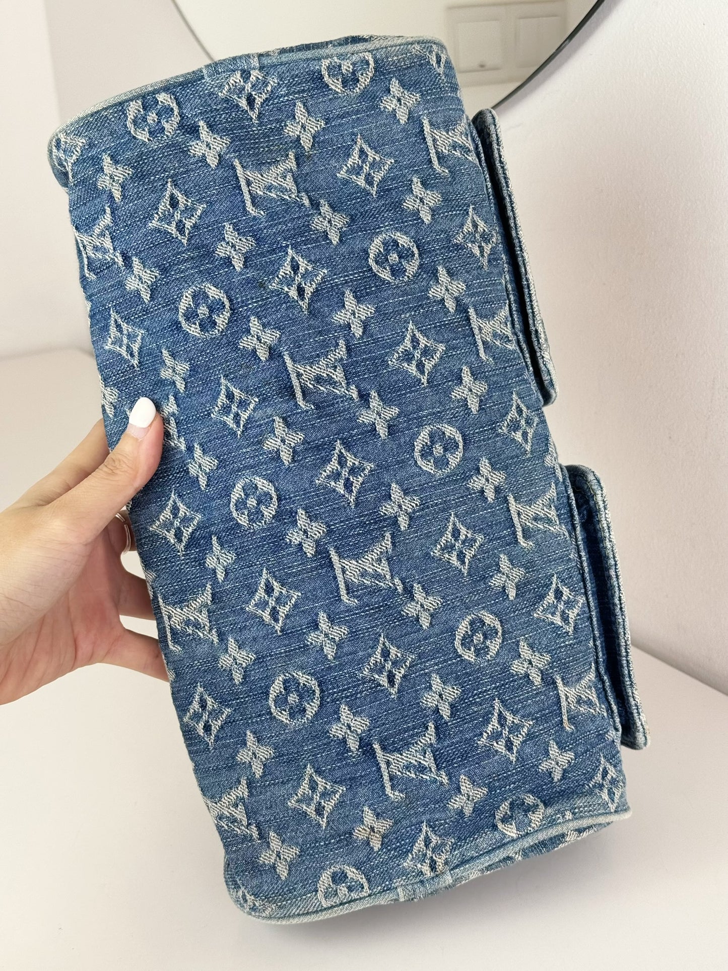 Louis Vuitton Vintage Denim Neo Speedy Handbag