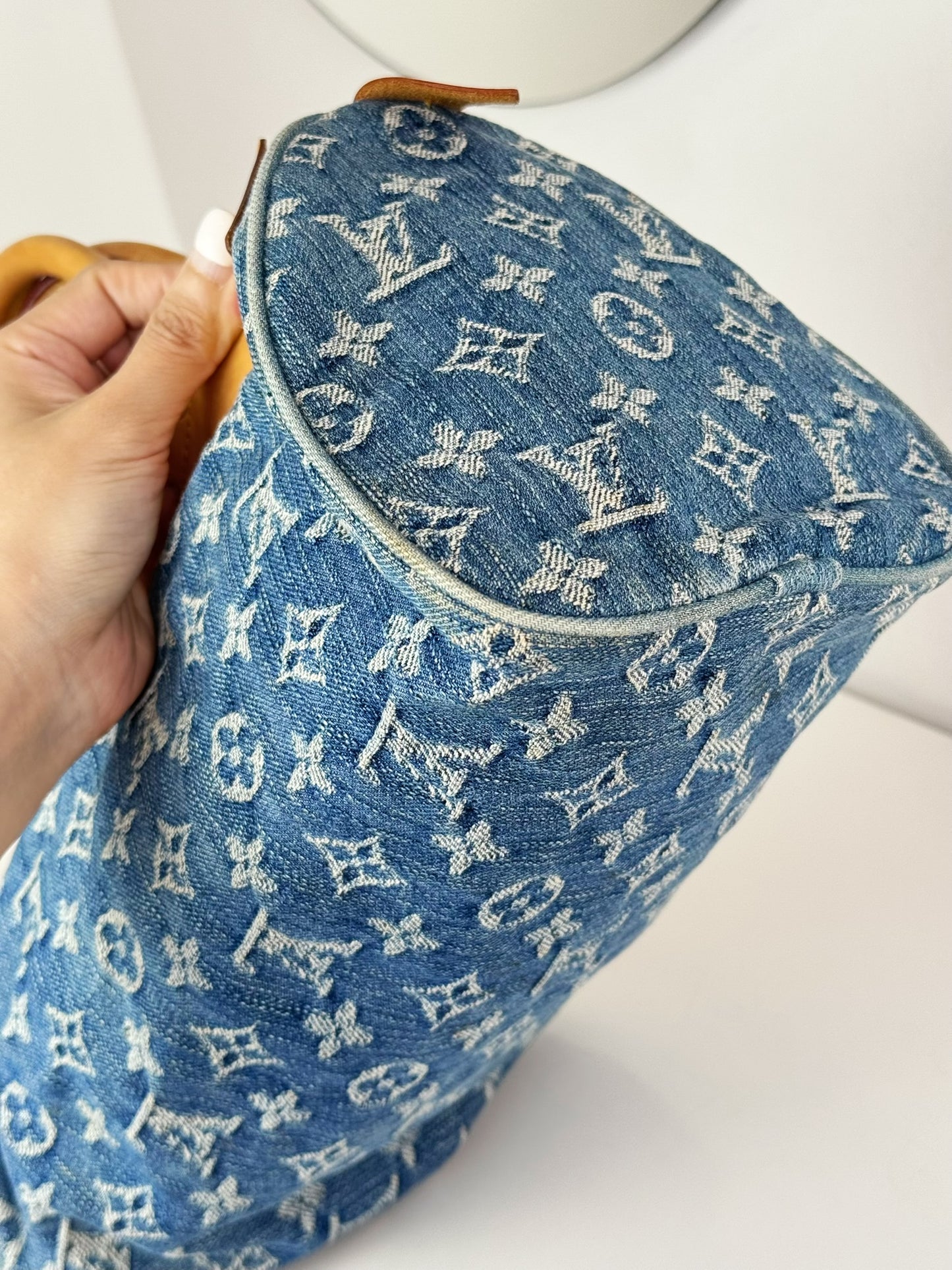 Louis Vuitton Vintage Denim Neo Speedy Handbag